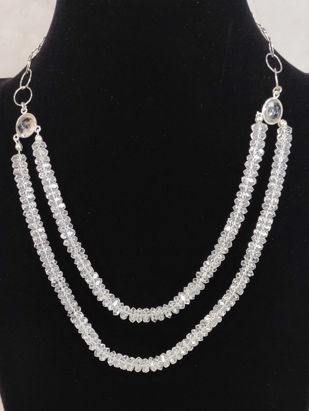 Deb Guyot Herkimer Crystal Quartz/Sterling Silver Necklace - Picture 2 of 6
